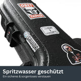 Hartschalenkoffer klein - Gitarren Optik Schwarz