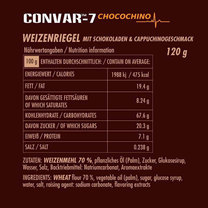 CONVAR-7 Energy Bar - Crispy Choco (120g)