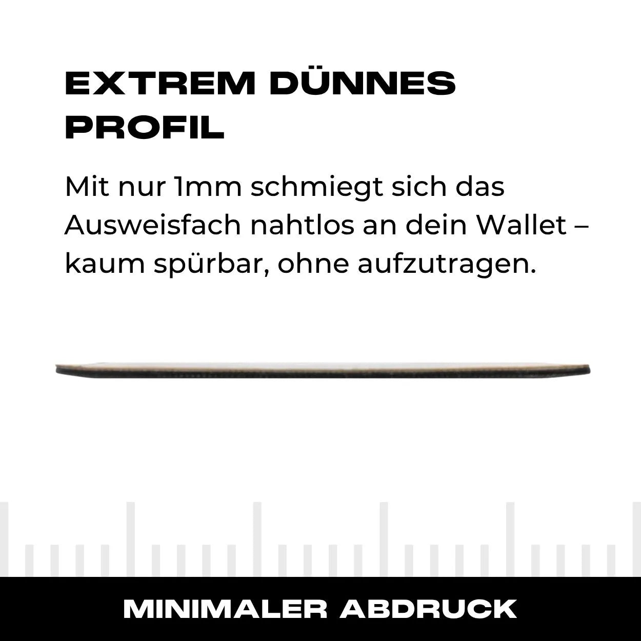 Ausweisfach mit Hakenklett in Wolfgrey