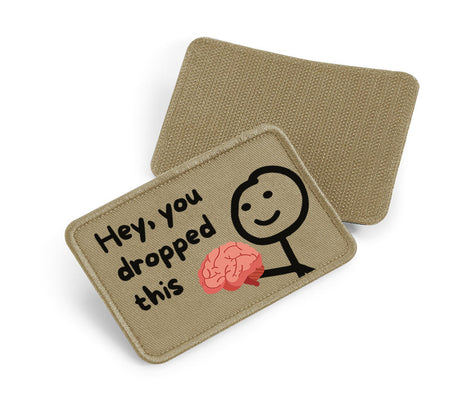 Klettpatch 10 x 6.5cm - you dropped this