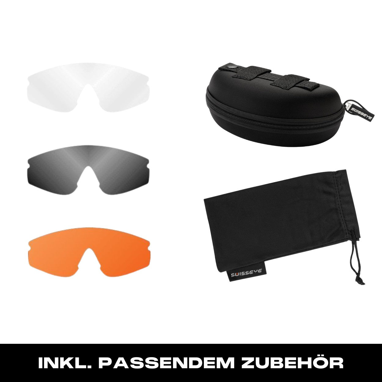 Swiss Eye Apache Schießbrille Schwarz