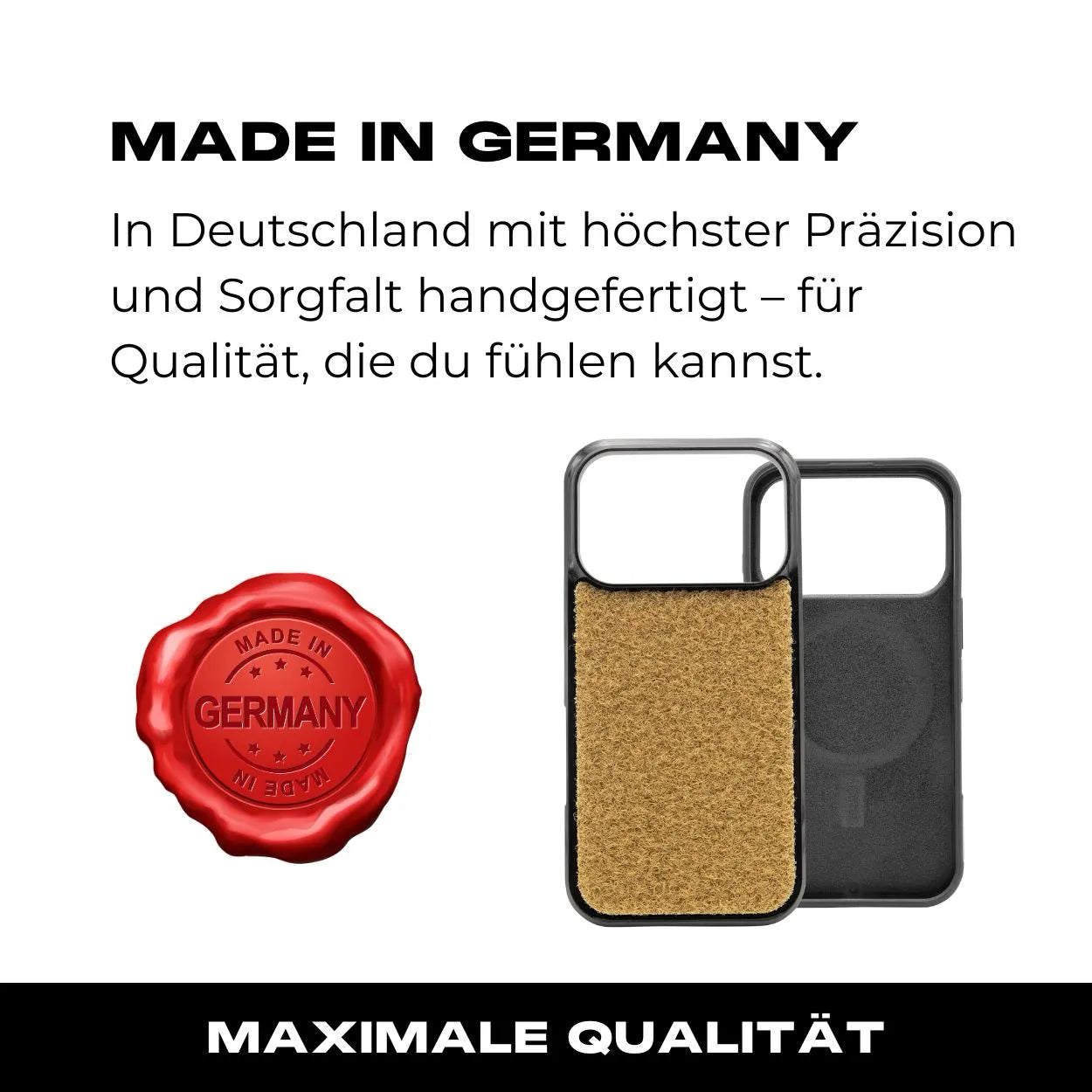 Tactical Case mit Coyote Flauschklett - iPhone 17 Reihe