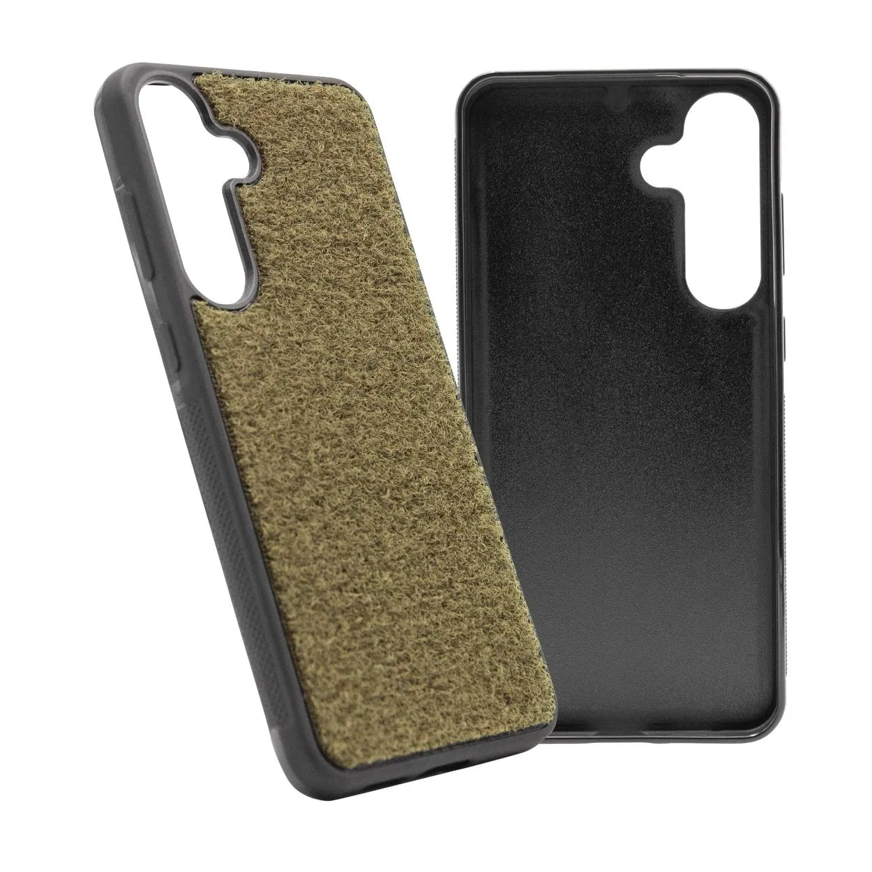 Tactical Case mit Steingrau Oliv Flauschklett - Samsung Galaxy S24 Reihe