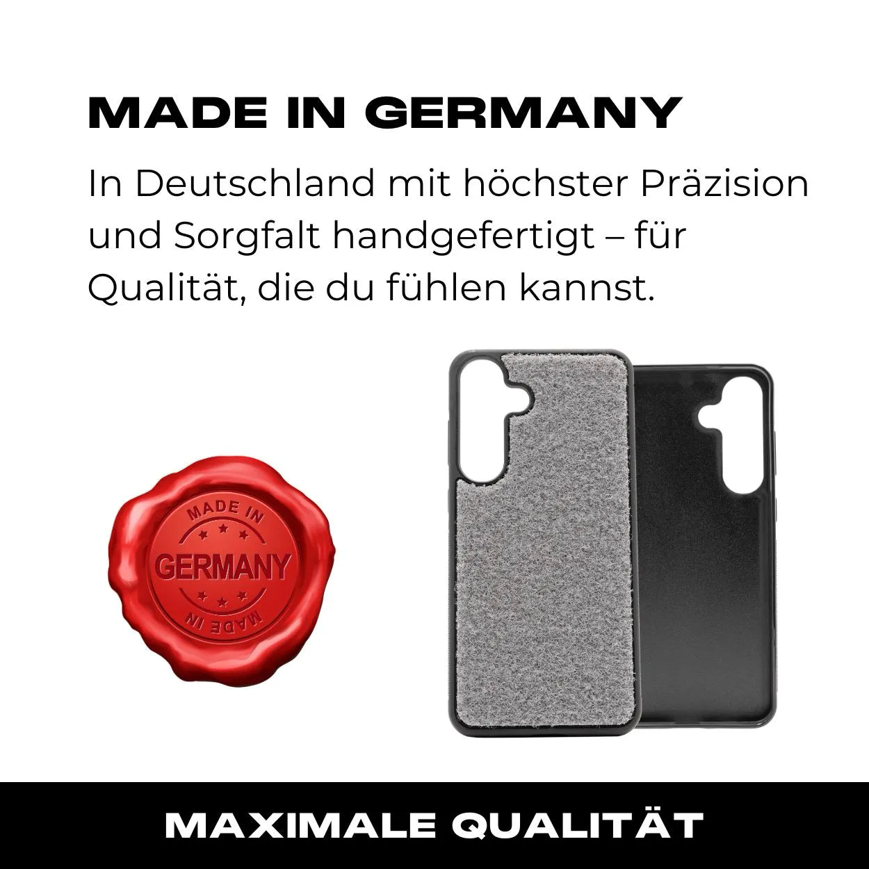 Tactical Case mit Wolfgrey Flauschklett - Samsung Galaxy S23 Reihe