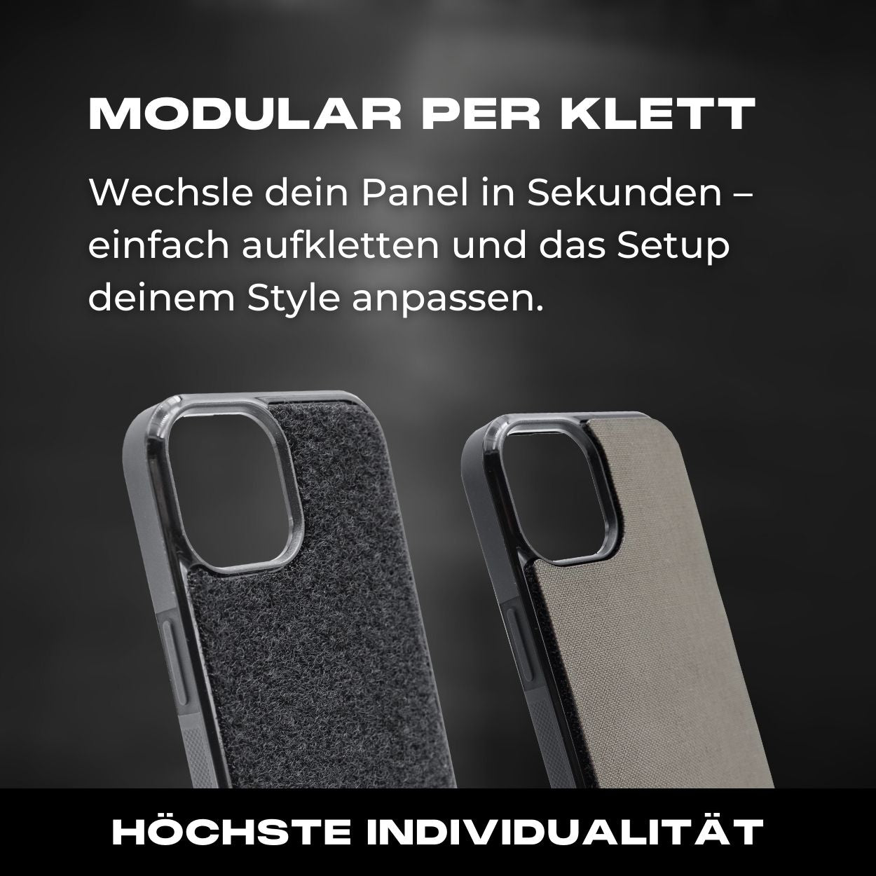 Tactical Case Cordura Panel -  iPhone 15 Reihe